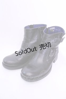 画像1: YOSUKE / ショートブーツ 24.0ｃｍ ブラック O-25-12-04-1045-PU-SH-OW-OS