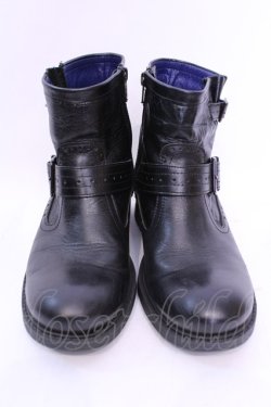 画像2: YOSUKE / ショートブーツ 24.0ｃｍ ブラック O-25-12-04-1045-PU-SH-OW-OS