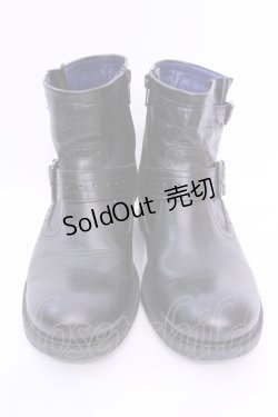 画像2: YOSUKE / ショートブーツ 24.0ｃｍ ブラック O-25-12-04-1045-PU-SH-OW-OS