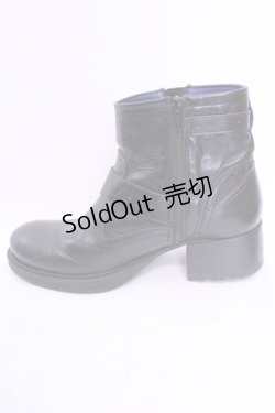 画像7: YOSUKE / ショートブーツ 24.0ｃｍ ブラック O-25-12-04-1045-PU-SH-OW-OS