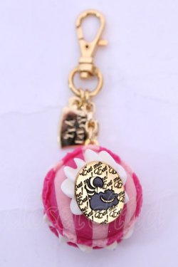 画像1: Q-pot. / チェシャネコマカロンバッグチャーム  ピンク O-25-12-04-1006-QP-AC-OW-OS