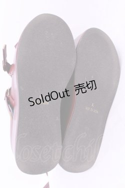 画像4: axes femme kawaii / リボンスカラップ配色シューズ L ワイン O-25-12-04-1049-AX-SH-OW-OS
