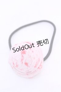 Q-pot. / Strawberry Marble Iceヘアゴム  ストロベリー O-25-12-04-1050-QP-ZA-OW-OS