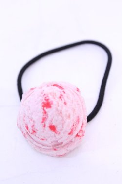 画像1: Q-pot. / Strawberry Marble Iceヘアゴム  ストロベリー O-25-12-04-1050-QP-ZA-OW-OS