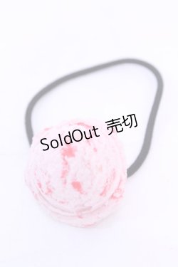 画像1: Q-pot. / Strawberry Marble Iceヘアゴム  ストロベリー O-25-12-04-1050-QP-ZA-OW-OS