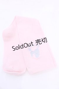 metamorphose / プードル刺繍ハイソックス  ピンク O-25-12-04-1053-ME-ZA-OW-OS