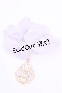 axes femme / うさぎチャームシュシュ  ラベンダー O-25-12-04-1060-AX-ZA-OW-ZT168F004