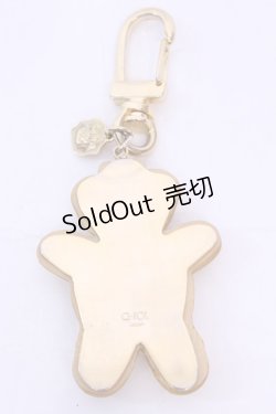 画像2: Q-pot. / Bear Sugar Cookie Key Holder　キーホルダー  ホワイト×ブラウン O-25-12-04-1008-QP-ZA-OW-OS