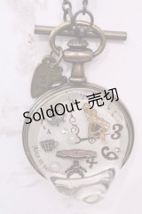 Q-pot. / アリスのメルティポケットウォッチネックレス  アンティークゴールド O-25-12-04-1065-QP-AC-OW-OS