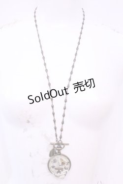 画像2: Q-pot. / アリスのメルティポケットウォッチネックレス  アンティークゴールド O-25-12-04-1065-QP-AC-OW-OS