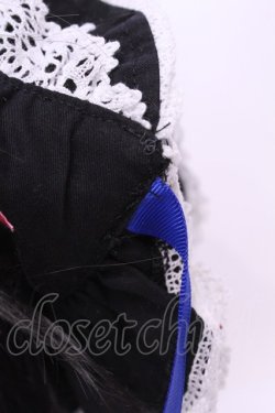 画像3: BABY,THE STARS SHINE BRIGHT / うさみみボンネット  クロ×シロ×アオ O-25-12-04-1066-BA-AC-OW-OS