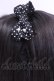 画像3: Angelic Pretty / 水玉シフォンミニリボンカチューシャ  クロ O-25-12-04-1068-AP-AC-OW-OS (3)