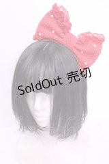 Angelic Pretty / Dot Ribbon Dollカチューシャ  アカ O-25-12-04-1070-AP-AC-OW-OS