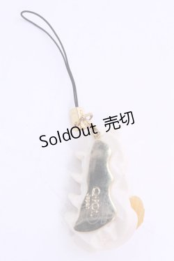 画像2: Q-pot. / Orange Whip Strap　ストラップ  オフホワイト×オレンジ O-25-12-04-1009-QP-ZA-OW-OS