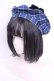 画像1: axes femme kawaii / タータンチェックベレー帽  アオ O-25-12-04-1076-AX-AC-OW-OS (1)