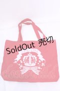 metamorphose / CLクラウンプリントトートBAG  アカ O-25-12-04-1081-ME-BG-OW-OS