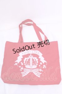 metamorphose / CLクラウンプリントトートBAG  アカ O-25-12-04-1081-ME-BG-OW-OS