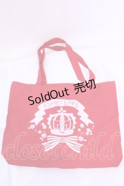 画像1: metamorphose / CLクラウンプリントトートBAG  アカ O-25-12-04-1081-ME-BG-OW-OS