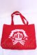 画像1: metamorphose / CLクラウンプリントトートBAG  アカ O-25-12-04-1081-ME-BG-OW-OS (1)