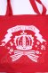 画像2: metamorphose / CLクラウンプリントトートBAG  アカ O-25-12-04-1081-ME-BG-OW-OS (2)
