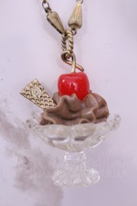 Q-pot. / チェリーチョコレートサンデーネックレス  チョコレート O-25-12-04-1012-QP-AC-OW-OS