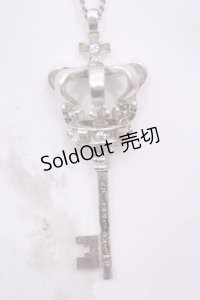 Jane Marple / Crown Keyネックレス  アンティークシルバー O-25-12-04-1018-JM-AC-OW-OS
