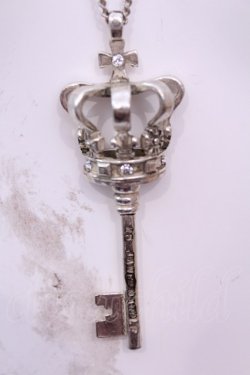 画像1: Jane Marple / Crown Keyネックレス  アンティークシルバー O-25-12-04-1018-JM-AC-OW-OS