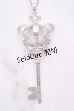 画像1: Jane Marple / Crown Keyネックレス  アンティークシルバー O-25-12-04-1018-JM-AC-OW-OS