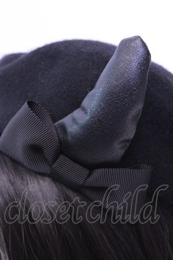 画像2: Angelic Pretty / Magical Trick Schoolベレー  クロ O-25-12-04-1022-AP-AC-OW-OS