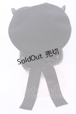 画像3: Angelic Pretty / Magical Trick Schoolベレー  クロ O-25-12-04-1022-AP-AC-OW-OS