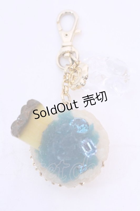 画像1: Q-pot. / Blue Hawaii Shaved Iceバッグチャーム  ブルーハワイ O-25-12-04-1002-QP-AC-OW-OS (1)