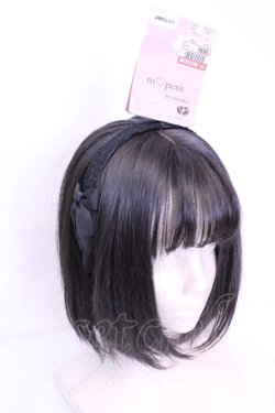 画像1: m petit by misako / TT*AMカチューシャ  クロ O-25-12-04-1030-LO-AC-OW-OS