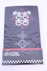 LISTEN FLAVOR / チャイナオーバーニー  ブラック O-25-12-04-1031-PU-ZA-OW-OS