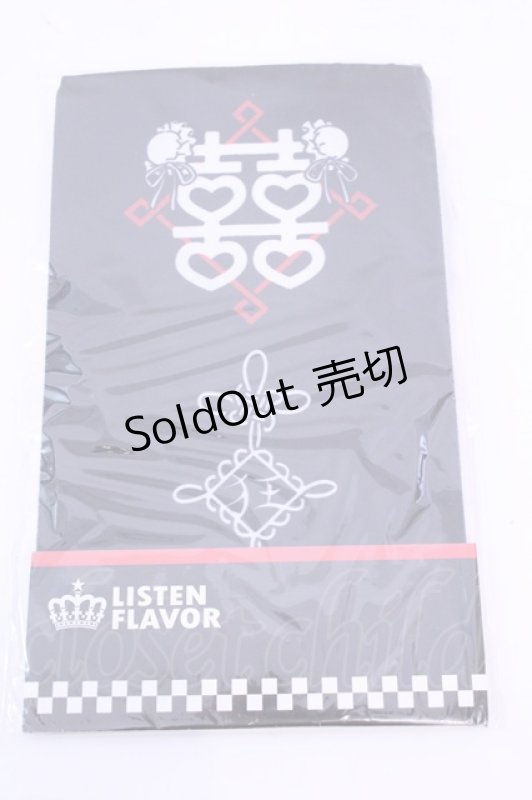 画像1: LISTEN FLAVOR / チャイナオーバーニー  ブラック O-25-12-04-1031-PU-ZA-OW-OS (1)