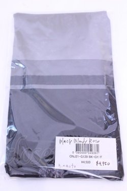 画像2: h.NAOTO / Black Bloody Rose Tights  ブラック×グレー O-25-12-04-1033-HN-ZA-OW-OS