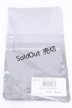 画像2: h.NAOTO / Black Bloody Rose Tights  ブラック×グレー O-25-12-04-1033-HN-ZA-OW-OS