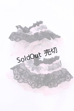 画像2: Angelic Pretty / ハートチャーム配色お袖とめ  クロ×ピンク O-25-12-04-1038-AP-ZA-OW-OS