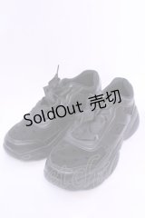 m petit by misako / ハートチュールスニーカー LL クロ O-25-12-04-1042-LO-SH-OW-OS