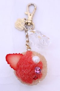 Q-pot. / Strawberry Shaved Iceバッグチャーム  ストロベリー O-25-12-04-1004-QP-ZA-OW-OS