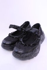 m petit by misako / AMコウリボンフリルSNK LL クロ O-25-12-04-1043-LO-SH-OW-OS