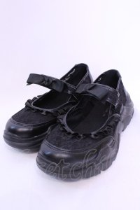 m petit by misako / AMコウリボンフリルSNK LL クロ O-25-12-04-1043-LO-SH-OW-OS