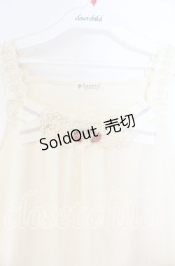 画像2: axes femme / 胸元＆肩デザインロングタンク M キナリ O-25-12-04-001-AX-TO-OW-OS