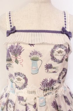 画像2: Melody BasKet / Lavender gardenジャンパースカート  アイボリー O-25-12-04-067-LO-OP-IG-OS