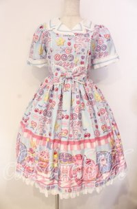 Angelic Pretty / Toy's Donut Dinerワンピース  サックス O-25-12-04-068-AP-OP-IG-OS
