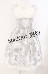 Innocent World / クリスタルワンダーランドチュールレースジャンパースカート  グレー O-25-12-04-070-IW-OP-IG-OS