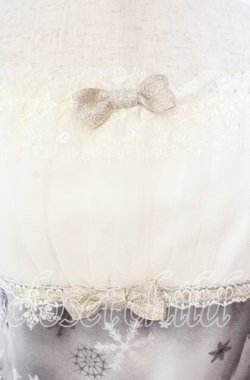 画像2: Innocent World / クリスタルワンダーランドチュールレースジャンパースカート  グレー O-25-12-04-070-IW-OP-IG-OS