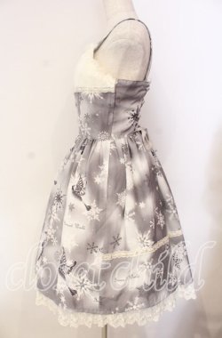 画像4: Innocent World / クリスタルワンダーランドチュールレースジャンパースカート  グレー O-25-12-04-070-IW-OP-IG-OS