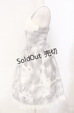 画像4: Innocent World / クリスタルワンダーランドチュールレースジャンパースカート  グレー O-25-12-04-070-IW-OP-IG-OS