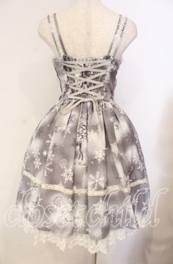 画像5: Innocent World / クリスタルワンダーランドチュールレースジャンパースカート  グレー O-25-12-04-070-IW-OP-IG-OS