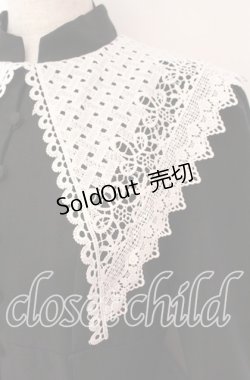 画像2: Sheglit / "Sophia"レースワンピース Ｍ ブラック×ホワイト O-25-12-04-073-EL-OP-IG-OS